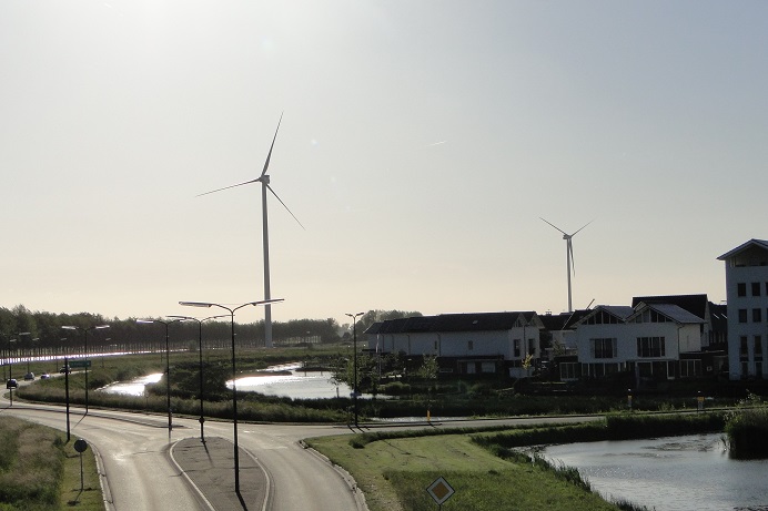 Windpark Houten, foto overgenomen van Uwind.nl